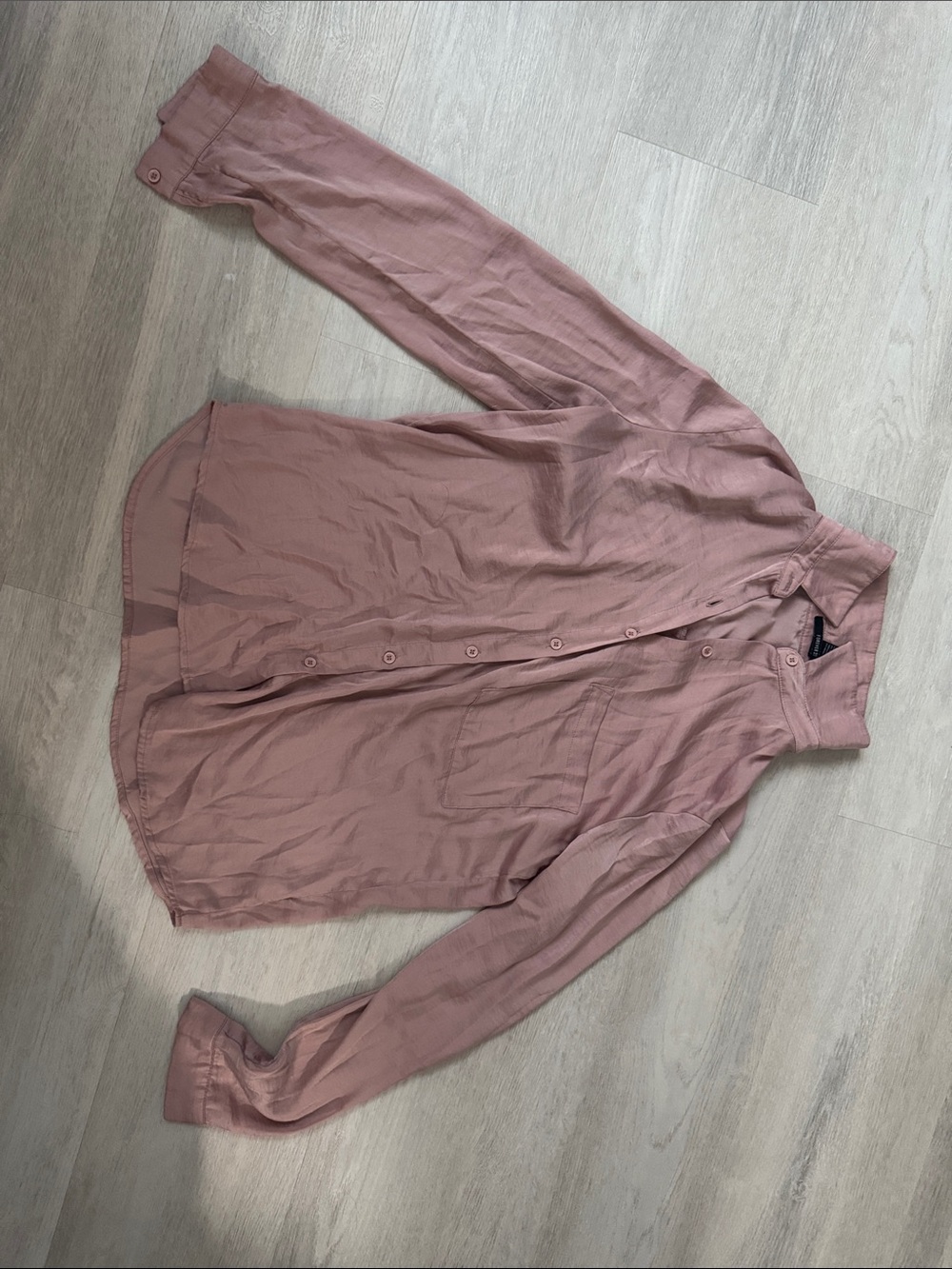 Forever 21 Blush Button-Down Shirt